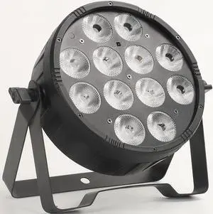 FLat Par 12x18W RGBWA UV 6in1 wash light Cast-Aluminum Alloy 250W Powerful  Stage Light