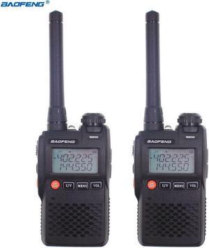 2PCS Baofeng UV-3R Walkie Talkie UHF VHF Mini UV 3R Portable CB Radio VOX Flashlight FM Transceiver Ham Radio Amador UV3R