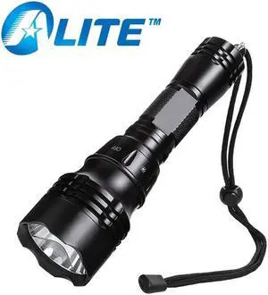 Hot Sale Super Bright Underwater searchlight Diving Flashlight LED 2000LM 10W T6 18650 Battery UV 395NM Black Diving Light
