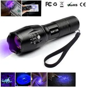 New UV Led Flashlight 365nm Ultra Violets Ultraviolet Flashlight Invisible Zoomable Torch for Pet Stains Hunting Marker Checker New UV Led Flashlight 365nm Ultra Violets Ultraviolet Flashlight Invisible Zoomable Torch for Pet Stains Hunting Marker Checker