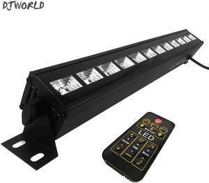 Remote Control LED Stage Bar Light 12X3W UV Single Color LED Wall Wash Lights DMX Stage Light Good Party Wedding