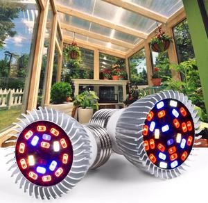 Phyto Lamps Full Spectrum E27 Led Plant Light Grow Lamp E14 Led For Plants 18W 28W Fitolampy Greenhouse Tent Bulbs UV IR