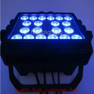 6pcs  Archetecture Light 20*18W Led Wall Washer Light IP65 Waterproof Outdoor Flood light RGBWA+UV