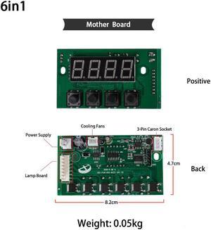 For Cast Aluminum LED Par Light 18x18W RGBWA+UV 18x12W RGBW Lighting Motherboard Power Supply Iron lens