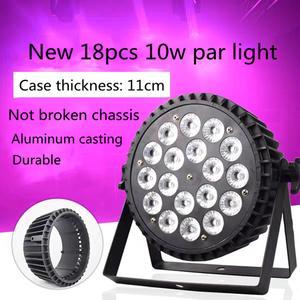 Alloy LED Par 18x18W RGBWA+UV Color Lighting DMX512 Channels For Event Disco Party Nightclub Ballroom Stage