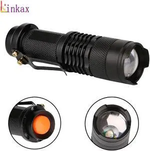 LED UV Flashlight SK68 Purple Violet Light 395mn Torch Lamp 3 Modes Zoomable Tactical hunting camping Linternas