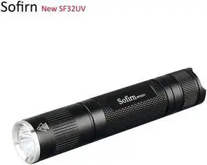 New SF32UV 18650 Flashlight UV Torch Light Nichia 365nm Best UV Lamp Banknote verification Fluorescent agent detection