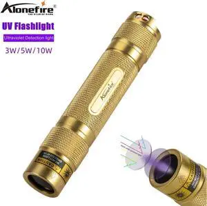 SV007 365nm UV Flashlight Ultra Violet Light UV Black Light  Ultraviolet Invisible Pet Urine Stains Detector Scorpion