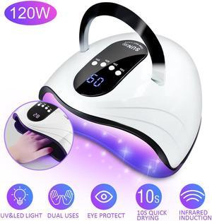 LED Nail Lamp 120W High Power Nail Dryer  Light for gel nails Fast Curing Gel Polish Nail Tools With Timer and Smart Sensor