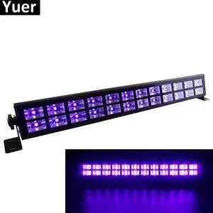 UV Bar Lights 24x3W Wall Wash Light DMX512 Control Party Dj Lamp UV Color LED Beam Light For Christmas Laser Projector Stage