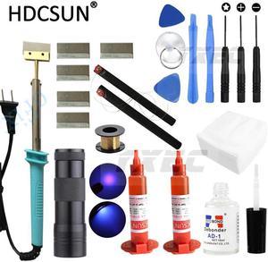 tp2500 UV Glue 5ml UV curing light Uv Glue Remover Cutting Wire clothes soldering clean tool For LCD Touch Screen Repair