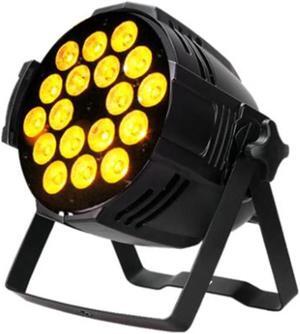 par 6in1 rgbwa uv 18x18 w led par latas latas de grado impermeable ip20 carcasa de aluminio negro 90 v-240 v