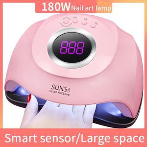 6/36/54/180W Nail Lamp mini Nail dryer white pink uv LED lamp Portable Gels Polish Sun Light Nails Lamp for home use Nail Dryers