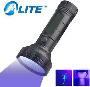 68 LED Uv Light Torch  Pet Stains Detector Scorpion hunting Black 395nm Ultraviolet Flashlight Powered by AA Battery