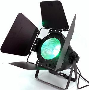 200W COB LED par light With Barn Doors RGBWA UV 6in1/RGBW 4in1/RGB 3in1/ Warm White Par64 led wash dj light Stage Dmx controll