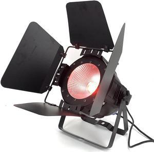 par 200W COB RGBWA UV 6in1/RGBW 4in1/Warm White  disco  spotlight dj light Dmx controll  COB Par with Barn Doors