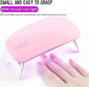 1PC Nail Lamp Small Cute LED Light Easy Operate Mini Portable USB Nail Quick Drying Nail Gel Polish Curing Lamp Nail Art Tool