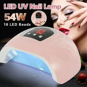 54W UV LED Lamp For Nails Dryer Gel Nail Lamp Drying Lamp For Gel Acrylic Curing Light LCD Lamp For Manicure