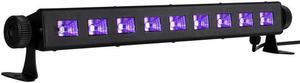 LED Bar with 9LED x 3W Black Light Metallic Black  AC 100 - 240V 50/60 Hz