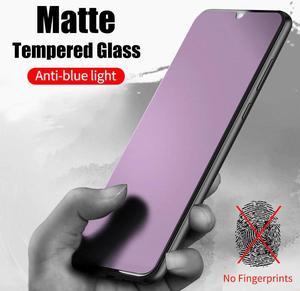 Frosted Anti UV Blue Light Tempered Glass for Xiaomi Redmi Note 9 Pro Max 9s S 9A 8 8A 7 6 6A 4X 5 Plus Screen Protector