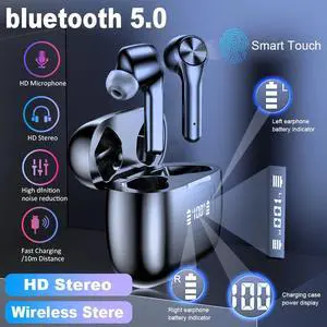 TWS Wireless headphone bluetooth 5.0 Earphone terproof Sport Stereo HIFI Earbuds LED Power Display Gaming Headset PK f9 tws