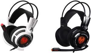 G941 Gaming Headset for PS4, PC and Laptop, 7.1 Virtual Surround Sound USB Lightweight over Ear Headphone with Mic,Volume