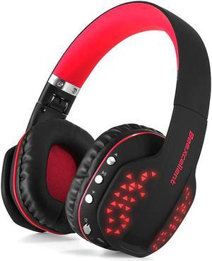 Q2 Bluetooth Gaming Headphones with LED Light Foldable Wireless Stereo Headset Hands- MIC for Phone PC Laptop