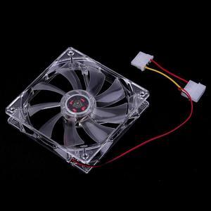 Fan Sleeve Bearing Technology Fans 4 LED Blue for  PC Case Cooling 120MM Transparent Drop Shipping