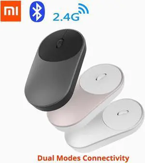 Mouse Portable Wireless Bluetooth 4.0 Aluminium Alloy ABS Material Gaming Mouse RF 2.4GHz Dual Mode Connect Mi 1200DPI