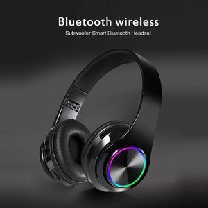 Bass Bluetooth Headphones Wireless Gaming Headset Earphone Over-ear Noise HiFi Stereo Canceling Gaming Headset With Mic