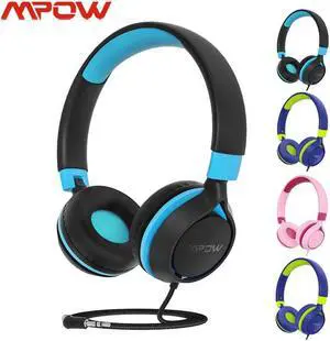CHEI Kids Headphones Wired Volume Limit Teens Children Earphone Fold-able Adjustable Headset For PC Cellphone Tablet Travel