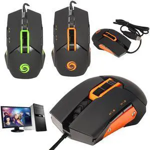3500DPI 9 Button USB Wired Gaming Competitive Mouse Pro Gamer Mouse for left and right hand home office