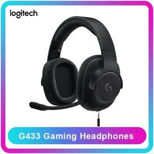 Original  G433 Professional Gaming Headsets Wired Headphones 7.1 Surround with MIC for All Gamer PC PS4 PS4 PRO Nintendo