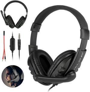 Headset Headphones With Mic Light Surround Sound Bass Stereo Earphones For PS4 Xbox One Professional Gamer PC Laptop