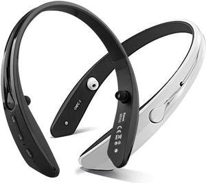 A2DP Bluetooth Stereo Headphone Sport Headset Ring Collar Earphones Earbuds With Mic Handsfree For Smartphones PC PS3