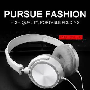 Headphones Without Microphone Over Ear Headsets Bass HiFi Sound Music Stereo Earphone For IPhone    PC