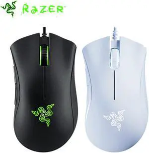 DeathAdder Essential Wired Gaming Mouse 6400DPI Ergonomic Professional-Grade Optical Sensor  Mice For Computer Laptop
