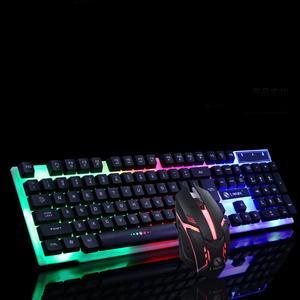 20# Gaming Keyboard and Mouse Set for PC Laptop Gamer Games Mouses and Keyboards Kit Mouse Keyboard for LOL/PUBG/CF