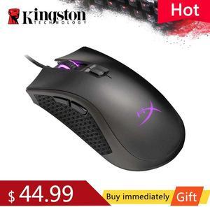 HyperX Pulsefire FPS Pro RGB Gaming Mouse 3389 sensor wired mouse  with native DPI up to 16000 Pixart E-sports mouse