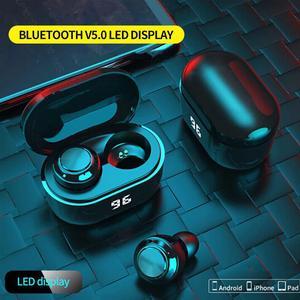 True Wireless Bluetooth Earphones Mini TWS Bluetooth 5.0 In-Ear Wireless Bluetooth Earphones for Sports Earbuds Gaming