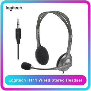 H110/H111 Headphones Wired Stereo Headset with Microphone 3.5mm Headsets for Gamer Gaming Music Calling
