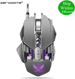 X300GY 7 Buttons USB Wired Gaming Mouse Mechanical Computer PC Mouse Mice 3200DPI  LED Backlight for LOL DOTA2 Computer