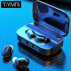 Bluetooth 5.0 headset TWS wireless headset sports terproof hands- earbuds stereo gaming headset with microphone char