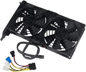 Desktop Computer VGA Cooler Dual 9CM 8CM Quiet Chassis PCI Bracket Graphics Card Cooling Triple Fan Partner 90mm 80MM