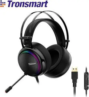 Glary Gaming Headset PS4 Headset Virtual 7.1,USB Interface Wired PC Headphones for nintendo switch,Computer,Laptop