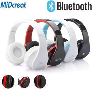 Bluetooth Headset Foldable Headphone Earphone Gaming Sports Music Noise Reduction with Mic For Iphone