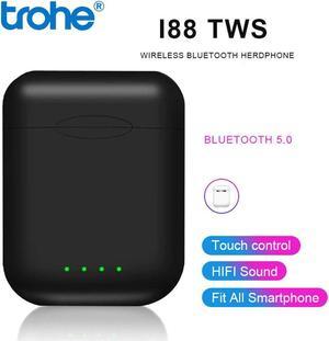 Original i88 TWS Earbuds Wireless Bluetooth Earphone 5.0 Touch Control Sports Gaming Earphones with dual microphone Stereo