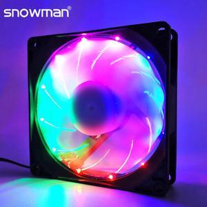 90mm 4 Pin PWM Fan 92mm Computer Case Fan Silent 9CM CPU Cooling Fan Quiet PC Cooler Fan RGB Fan DC 12V Adjust Fan Speed