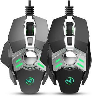 Gaming Mouse Computer Game Mouse Ergonomic Gamer Mice 6400 DPI Silent Mouse Optical Backlight PC Mause 7 Button For Laptop
