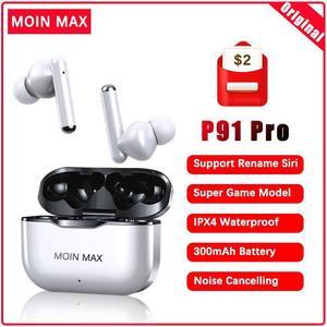 Bluetooth 5.0 Earphone TWS Noise Reduction IPX4 terproof Sport Music earbuds gaming headset dual mic Stereo HIFI Bass